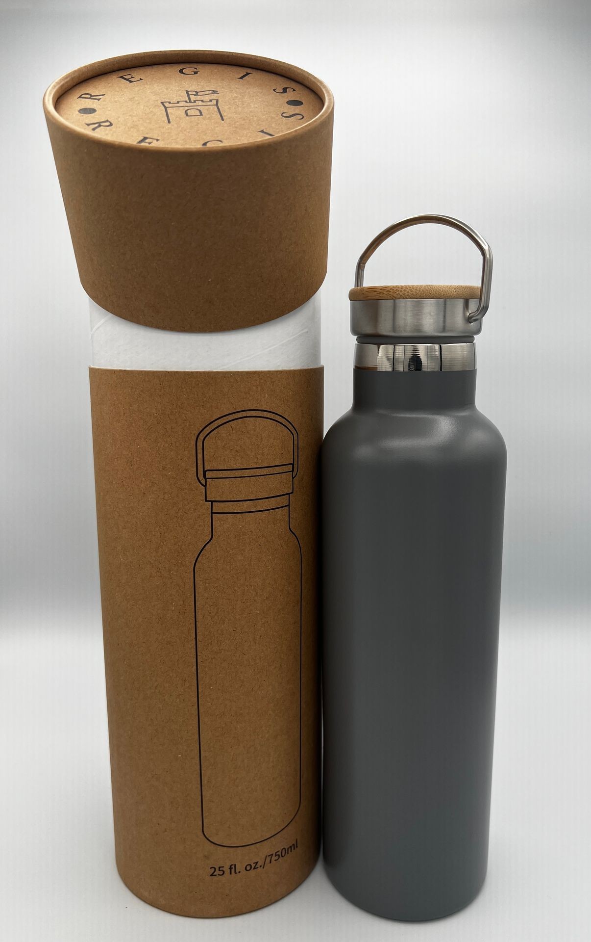 The Regis Sports Water Bottle in Gray